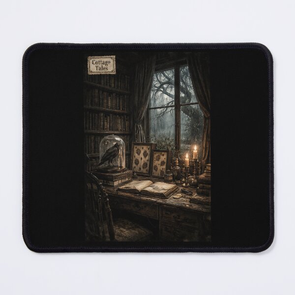 Item preview, The Library of Fading Echoes - Dark Cottagecore designed and sold by bapupa.