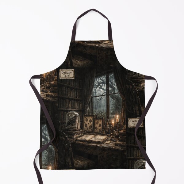 Item preview, The Library of Fading Echoes - Dark Cottagecore designed and sold by bapupa.