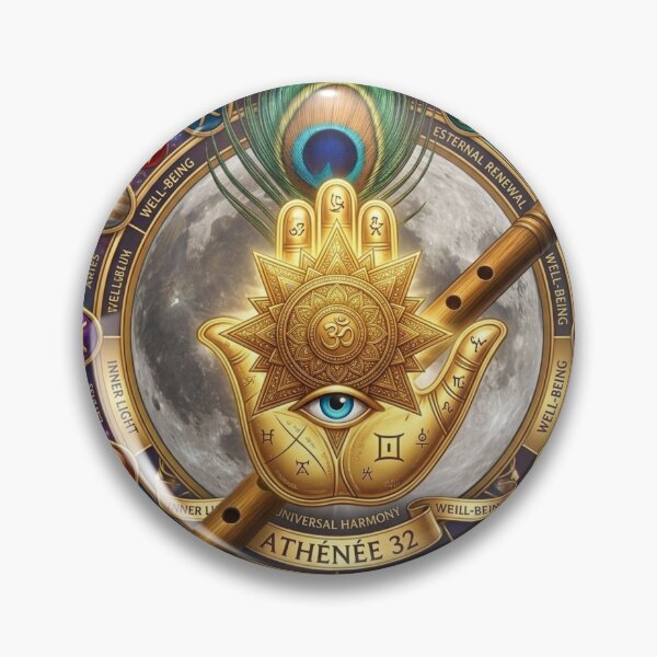 Item preview, Celestial Hamsa: Zodiac Harmony & Universal Light designed and sold by athenee32.