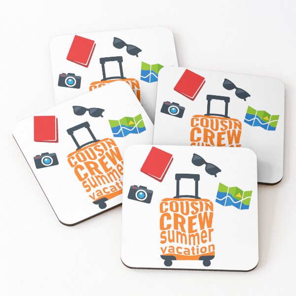 Item preview, Cousin Crew Summer Vacation Travel Luggage Graphic Art designed and sold by PixelWaveBD.