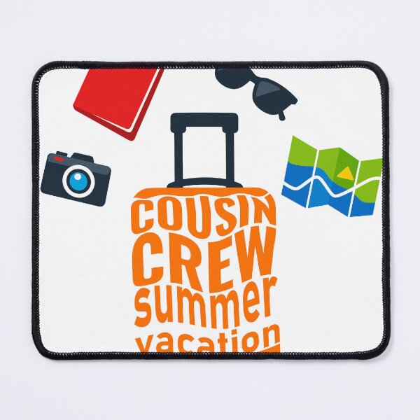 Item preview, Cousin Crew Summer Vacation Travel Luggage Graphic Art designed and sold by PixelWaveBD.