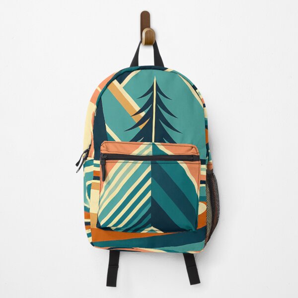 Item preview, Geometric Mountain Peaks at Sunset designed and sold by InkSmithery.
