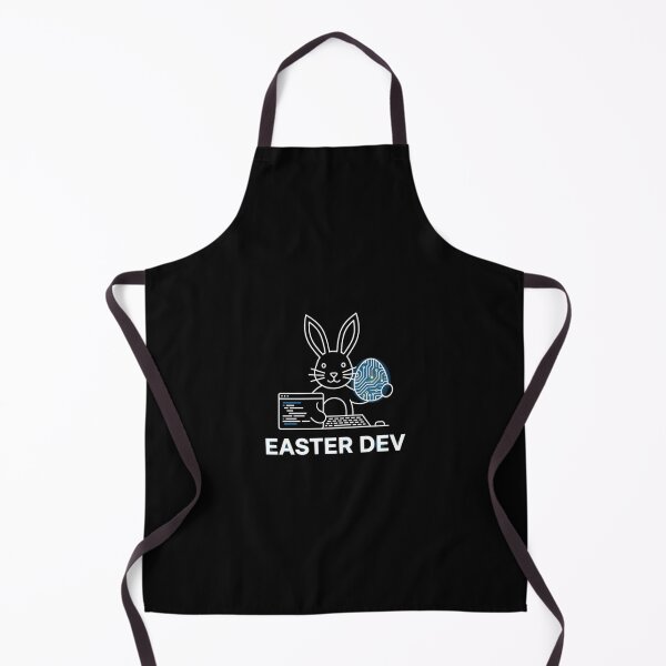 Item preview, Easter Dev Minimalist Bunny Coding Design designed and sold by NatureUnleashed.
