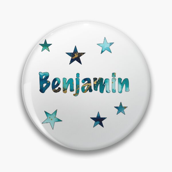 Item preview, Watercolor Name Benjamin with Stars designed and sold by katifinell.