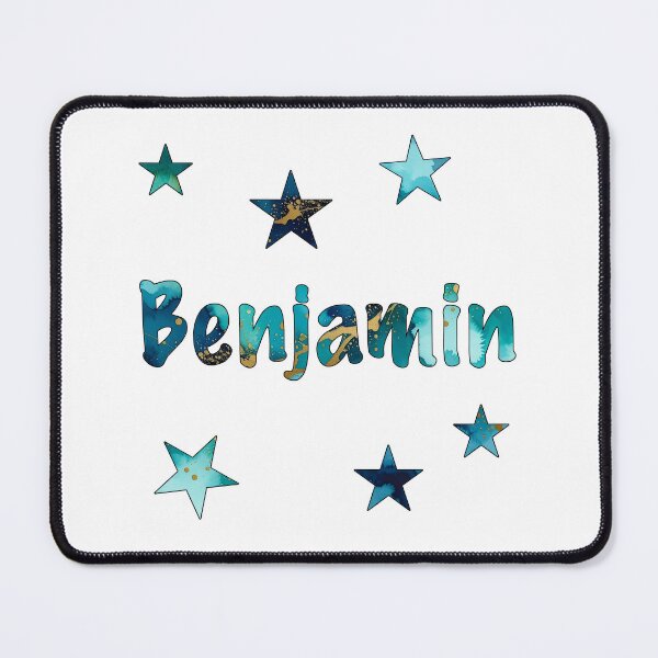 Item preview, Watercolor Name Benjamin with Stars designed and sold by katifinell.