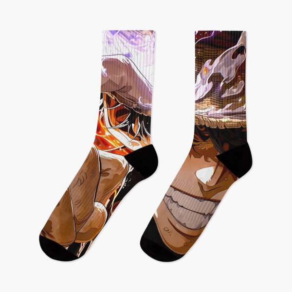 Item preview, Fiery Straw Hat Pirate – Anime Flame Warrior Aesthetic Poster   designed and sold by Dyan4.