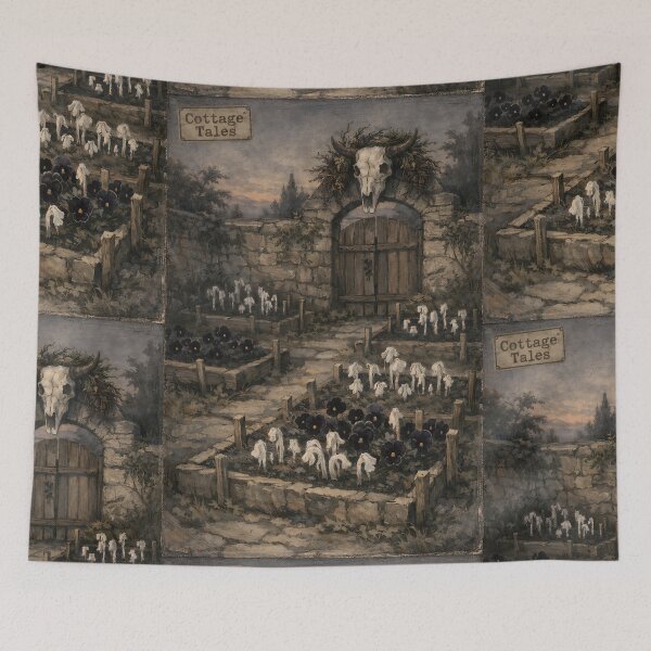 Item preview, The Solstice Burial Garden - Dark Cottagecore designed and sold by bapupa.