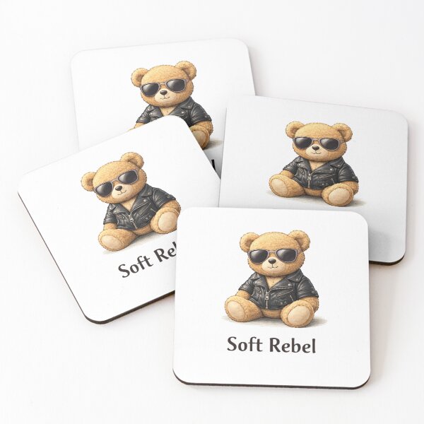 Item preview, Soft Rebel Teddy Bear – Cute Cool Character designed and sold by the-dovlat.