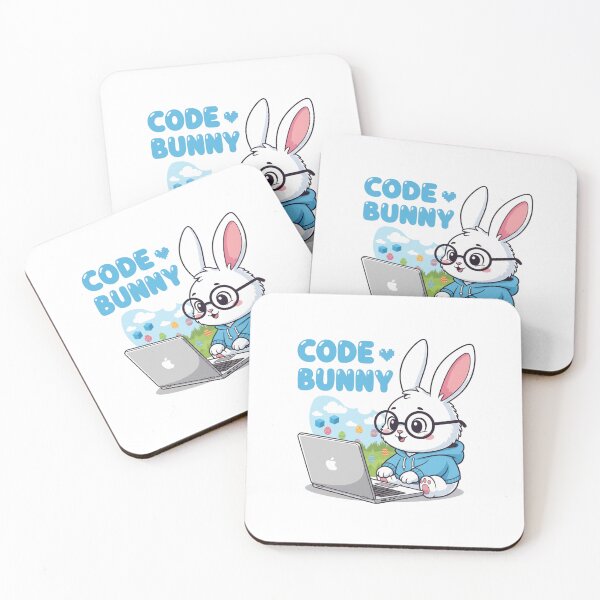 Item preview, Code Bunny Programmer Easter Pixel Eggs designed and sold by NatureUnleashed.