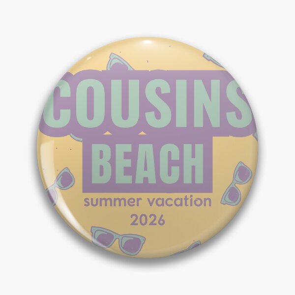 Item preview, Cousins Beach Summer Vacation 2026 Retro Sunglasses Pattern designed and sold by PixelWaveBD.