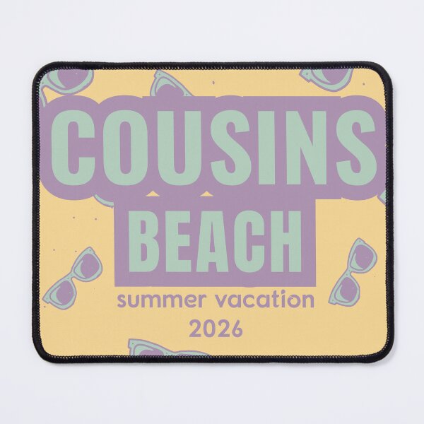 Item preview, Cousins Beach Summer Vacation 2026 Retro Sunglasses Pattern designed and sold by PixelWaveBD.