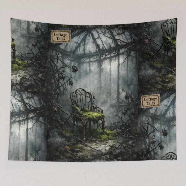 Item preview, The Thicket-Choked Conservatory - Dark Cottagecore designed and sold by bapupa.