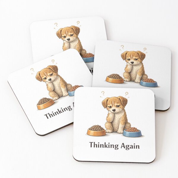 Item preview, Thinking Again Puppy – Cute Dog Decision Moment designed and sold by the-dovlat.
