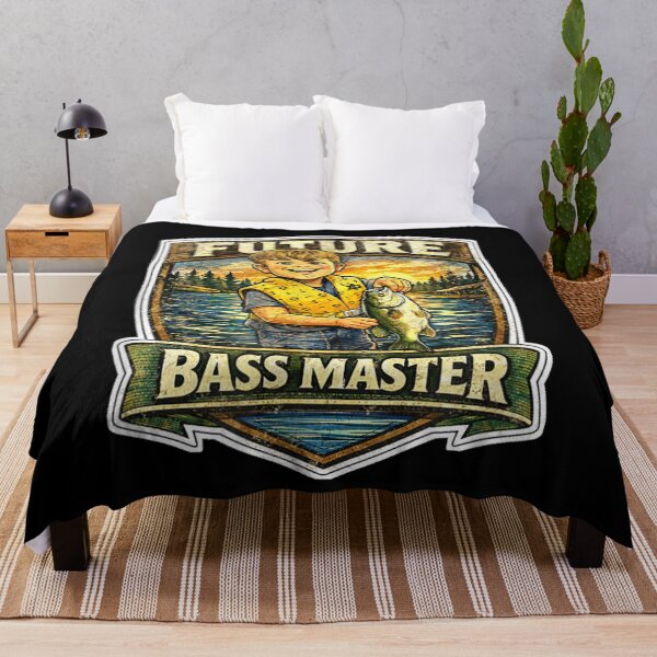 Item preview, Future Bass Master Funny Kid Fishing Vintage Angler Design designed and sold by NgumohaLanke.