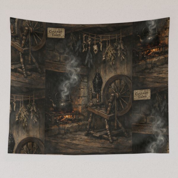 Item preview, The Weaver of Night-Lace - Dark Cottagecore designed and sold by bapupa.