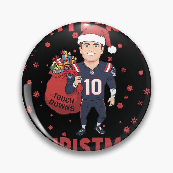 Item preview, Drake Maye Santa Claus Christmas Touch Downs New England Patriots designed and sold by hamzatr11.