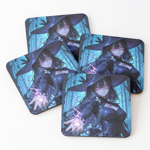 Item preview, MIZUKI: Magical Anime Sorceress Waifu Fantasy Art Poster designed and sold by BorgSpareParts.