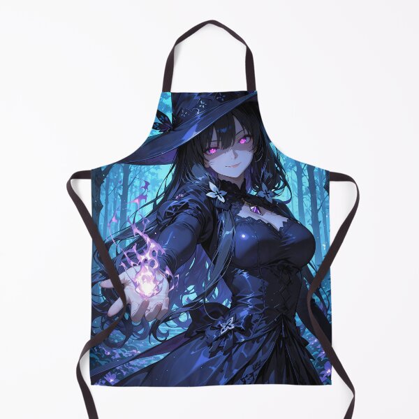 Item preview, MIZUKI: Magical Anime Sorceress Waifu Fantasy Art Poster designed and sold by BorgSpareParts.