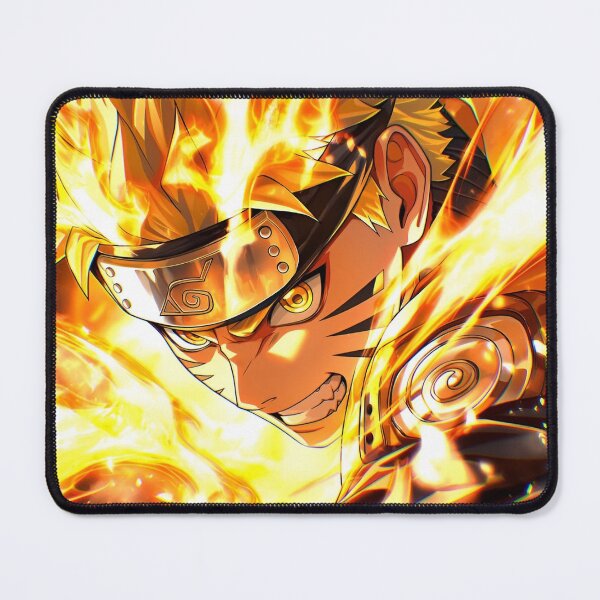 Item preview, Flame Chakra Ninja Warrior – Golden Anime Power Mode Poster designed and sold by Dyan4.