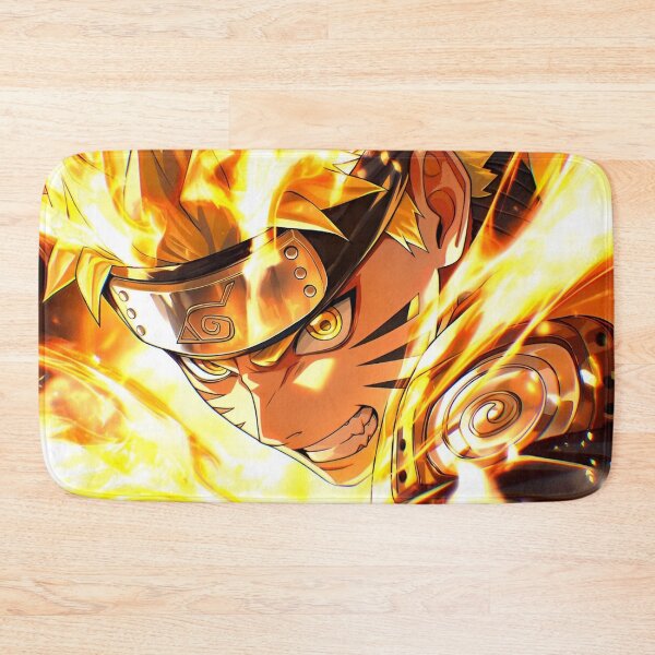 Item preview, Flame Chakra Ninja Warrior – Golden Anime Power Mode Poster designed and sold by Dyan4.