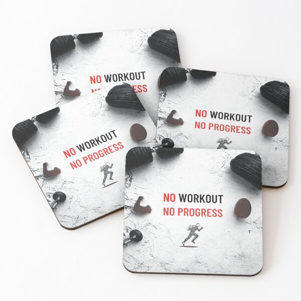 Item preview, No Workout No Progress designed and sold by MaciejErdon.
