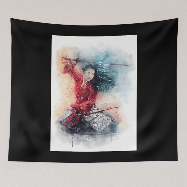 Item preview, Legendary Mulan Watercolor designed and sold by bilondi63.