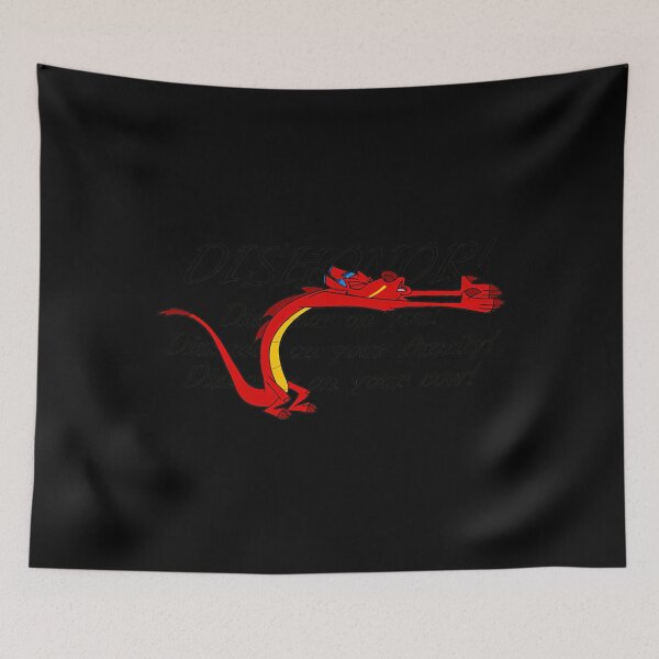 Item preview, Mushu Dishonor Quote designed and sold by bilondi63.