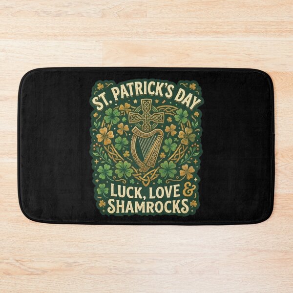 Item preview, St Patrick's Day Luck Love Shamrocks designed and sold by RNTStudio.