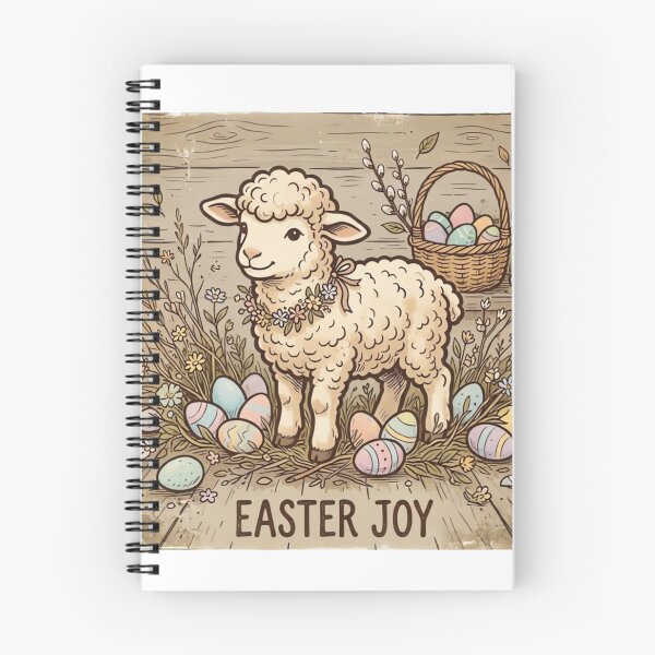Item preview, Easter Joy Vintage Lamb  designed and sold by urbinet.