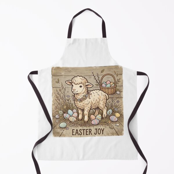 Item preview, Easter Joy Vintage Lamb designed and sold by urbinet.