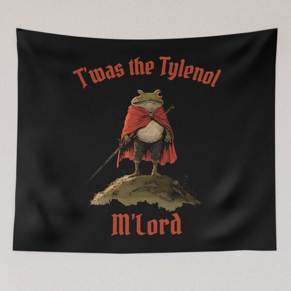Item preview, Twas The Tylenol Mlord Pro Science Meme Tee Anti Rfk Jr Frog Liberal  designed and sold by mandachan89.