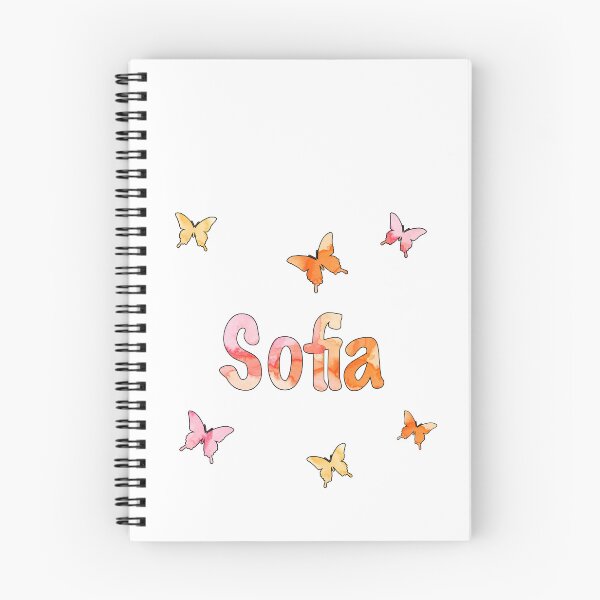 Item preview, Watercolor Name Sofia with Butterflies designed and sold by katifinell.