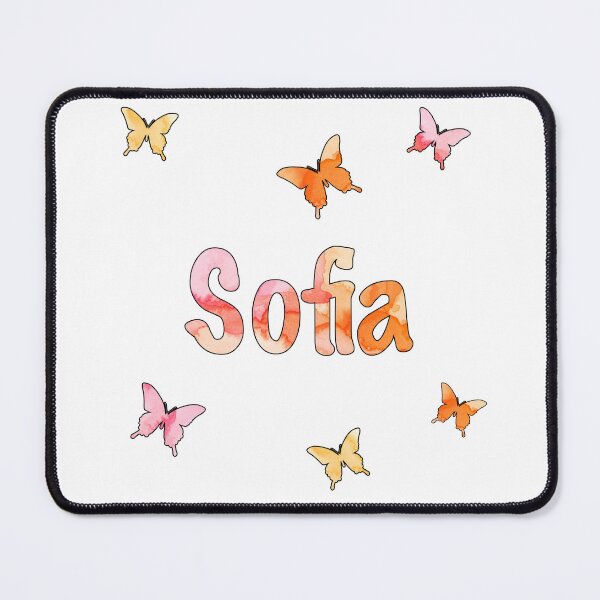 Item preview, Watercolor Name Sofia with Butterflies designed and sold by katifinell.