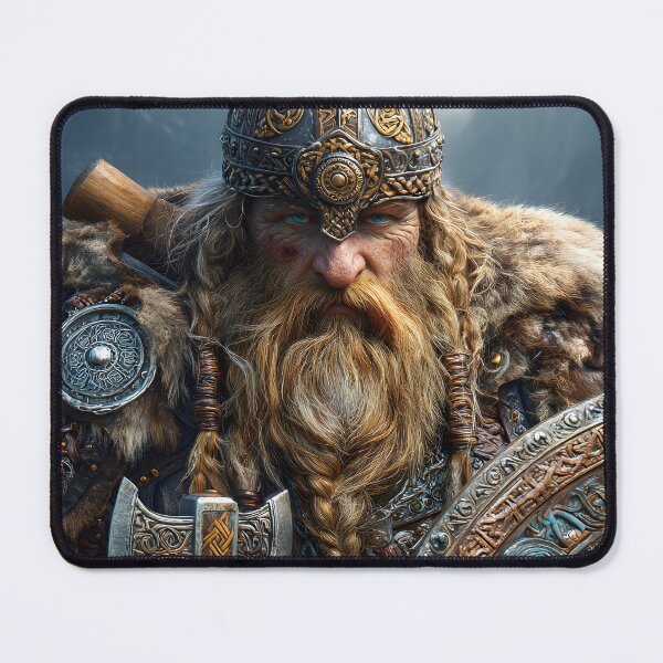 Item preview, Majestic Viking Warrior in Ornate Armor Standoff designed and sold by Artessie.