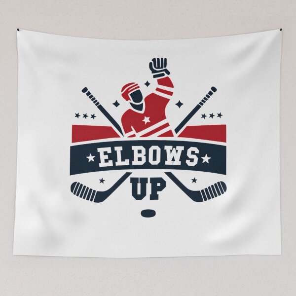 Item preview, Elbows Up Canada  Hockey Minimalist  designed and sold by hamzatr11.