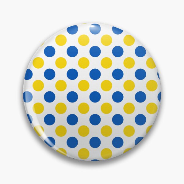 Item preview, Royal Blue and Yellow Polka Dot Pattern designed and sold by Zaya_art.