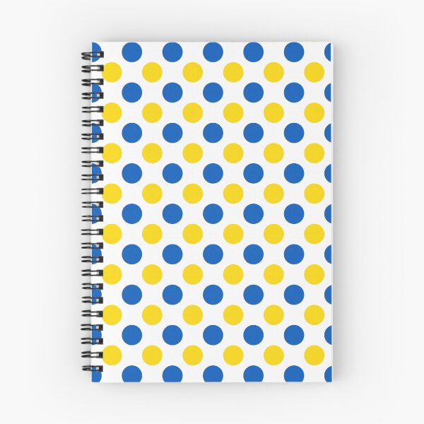 Item preview, Royal Blue and Yellow Polka Dot Pattern designed and sold by Zaya_art.