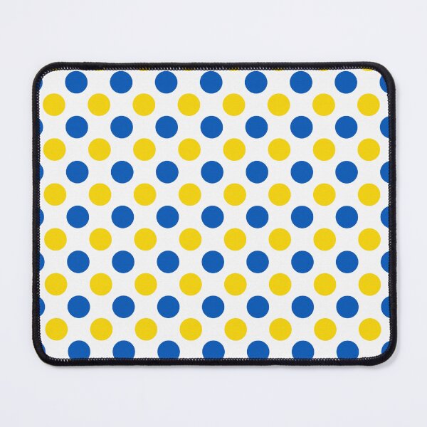 Item preview, Royal Blue and Yellow Polka Dot Pattern designed and sold by Zaya_art.