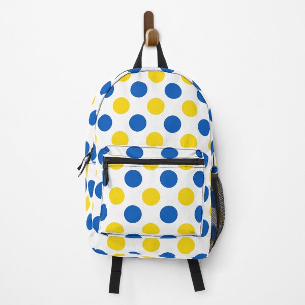 Item preview, Royal Blue and Yellow Polka Dot Pattern designed and sold by Zaya_art.