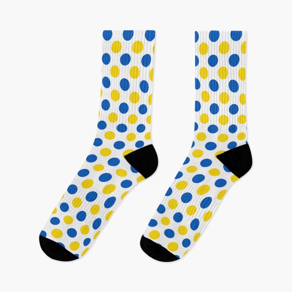 Item preview, Royal Blue and Yellow Polka Dot Pattern designed and sold by Zaya_art.