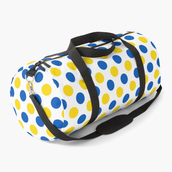 Item preview, Royal Blue and Yellow Polka Dot Pattern designed and sold by Zaya_art.