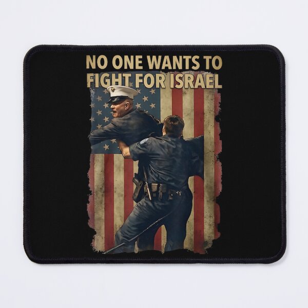 Item preview, No One Wants To Fight For Israel Military Political Statement Design designed and sold by ObukiLantara.