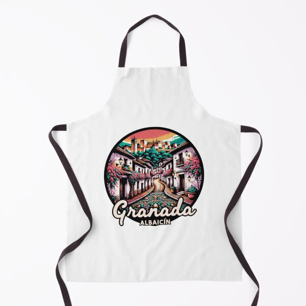 Item preview, Granada Spain Illustration: Albaicín & Alhambra Sunset designed and sold by CircinusStore.