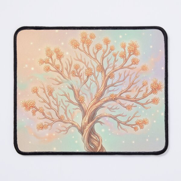 Item preview, Coral Blossom Tree – Surreal Fantasy Nature Art designed and sold by Herzbaumatelier.
