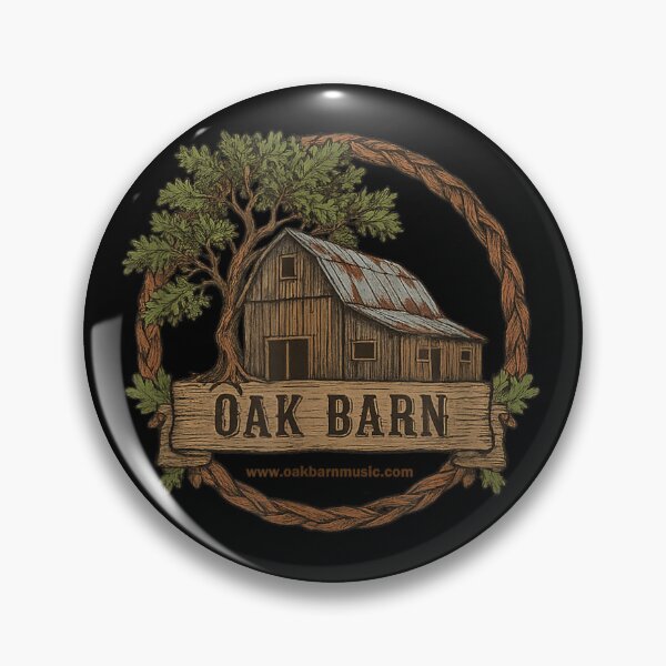 Item preview, Oak Barn Rustic Farm Vintage Country Barn Logo Graphic Design designed and sold by ObukiLantara.