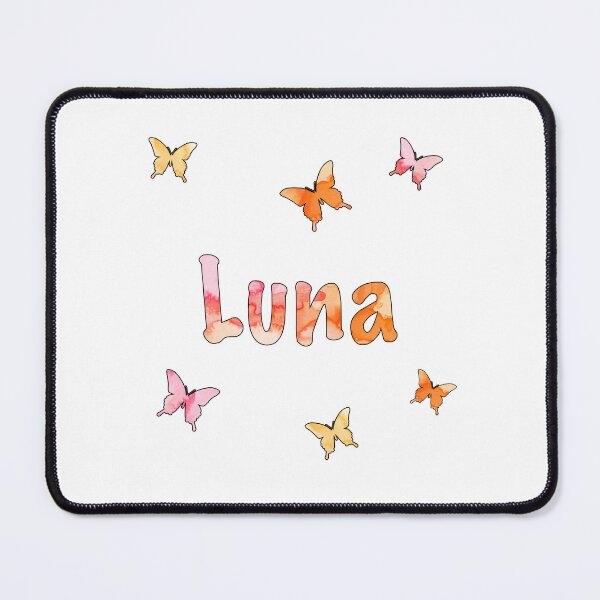 Item preview, Watercolor Name Luna with Butterflies designed and sold by katifinell.