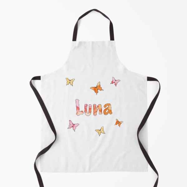 Item preview, Watercolor Name Luna with Butterflies designed and sold by katifinell.
