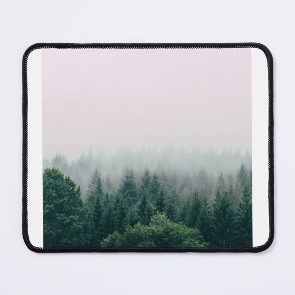 Item preview, Green Forest Trees Mist Photographic Print designed and sold by Mother-Nature65.