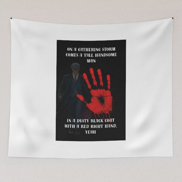 Item preview, Thomas Shelby Red Right Hand designed and sold by FoundryHouse.