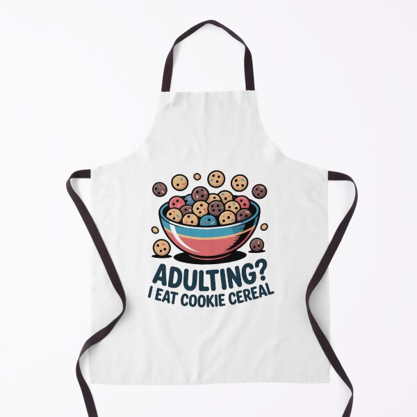 Item preview, Adulting? I Eat Cookie Cereal – Funny Cookie Lover Design designed and sold by Art-Arcade6.
